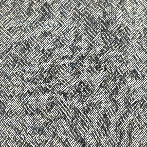 Free People Chambray Mini Dress Romper L Blue Mist Denim Look Boho Flare Sleeves - Picture 10 of 13